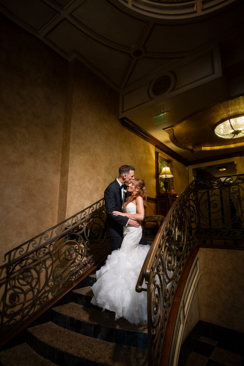 Indoor Ceremony Elegance With Chandeliers and Drapery for Weddings in Essex County at Seasons Catering